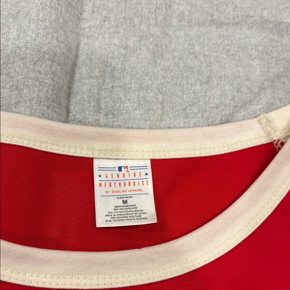 Cincinnati Reds Red Raglan Tee - Picture 2 of 3